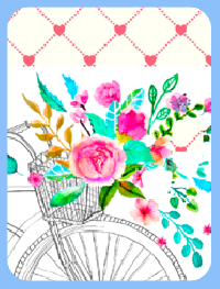 Paris Flower Market Magnet (1110-M)