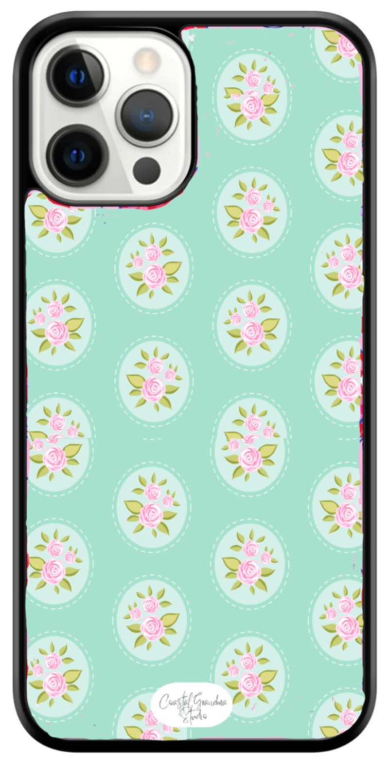 So Coastal Floral Cameo Phone Case (1119)
