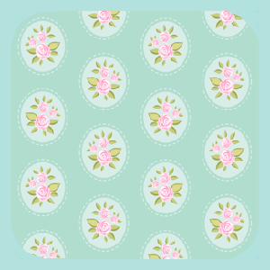 So Coastal Floral Cameo! Coaster (1119-C)