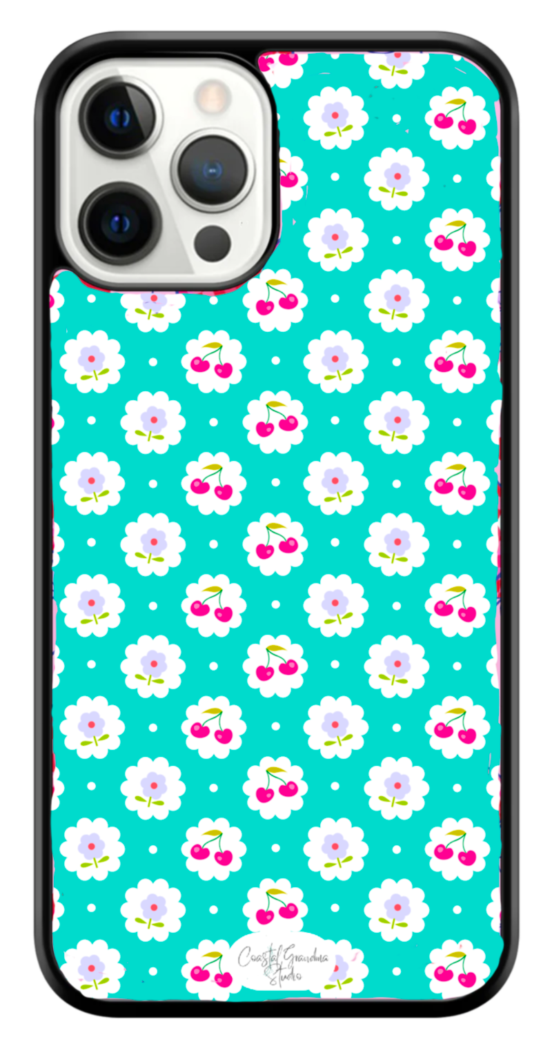 Cherries In Grandma's Kitchen! Phone Case (1127) CoastalGrandmaStudio Cherries In Grandma's Kitchen! Phone Case (1127) CoastalGrandmaStudio