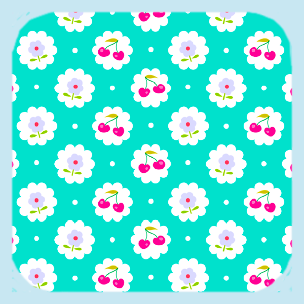 Cherries In Grandma's Kitchen Coaster (1127-C)