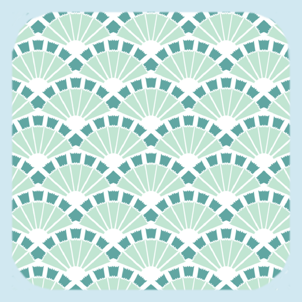 Mid-Century Arches! Coaster (1302-C)