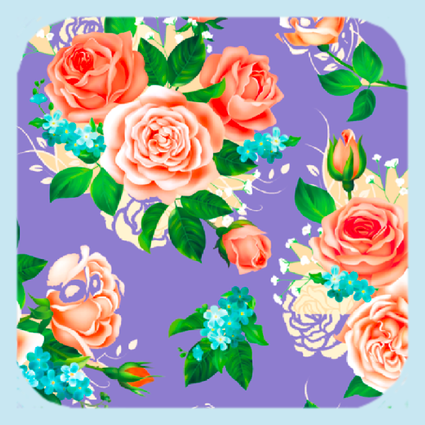 Coastal Heirloom Roses! Coaster (1310-C)