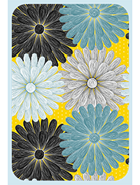 Drama Queen Zinnias! Magnet (1314-M)
