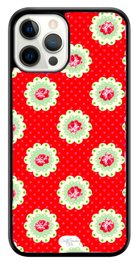 Vintage Chintz Floral Cameo! Phone Case (1317)