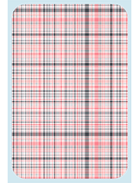 Summer of 1966 Plaid Magnet (1321-M)