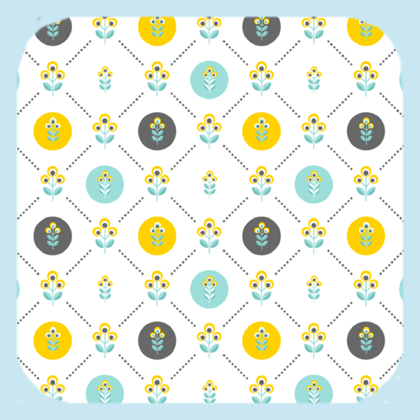 Mid-Century Bitsy! Coaster (1338-C)