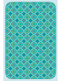Mid-Century Tiles! Magnet (1342-M)