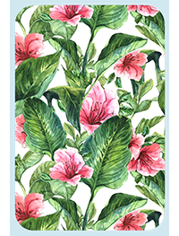 Dreamy Greens & Pinks Magnet (1358-M)