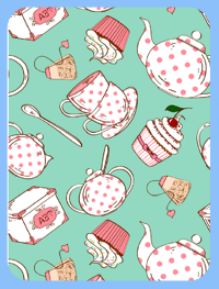 You're Invited! Tea Party! Magnet (1390-M)
