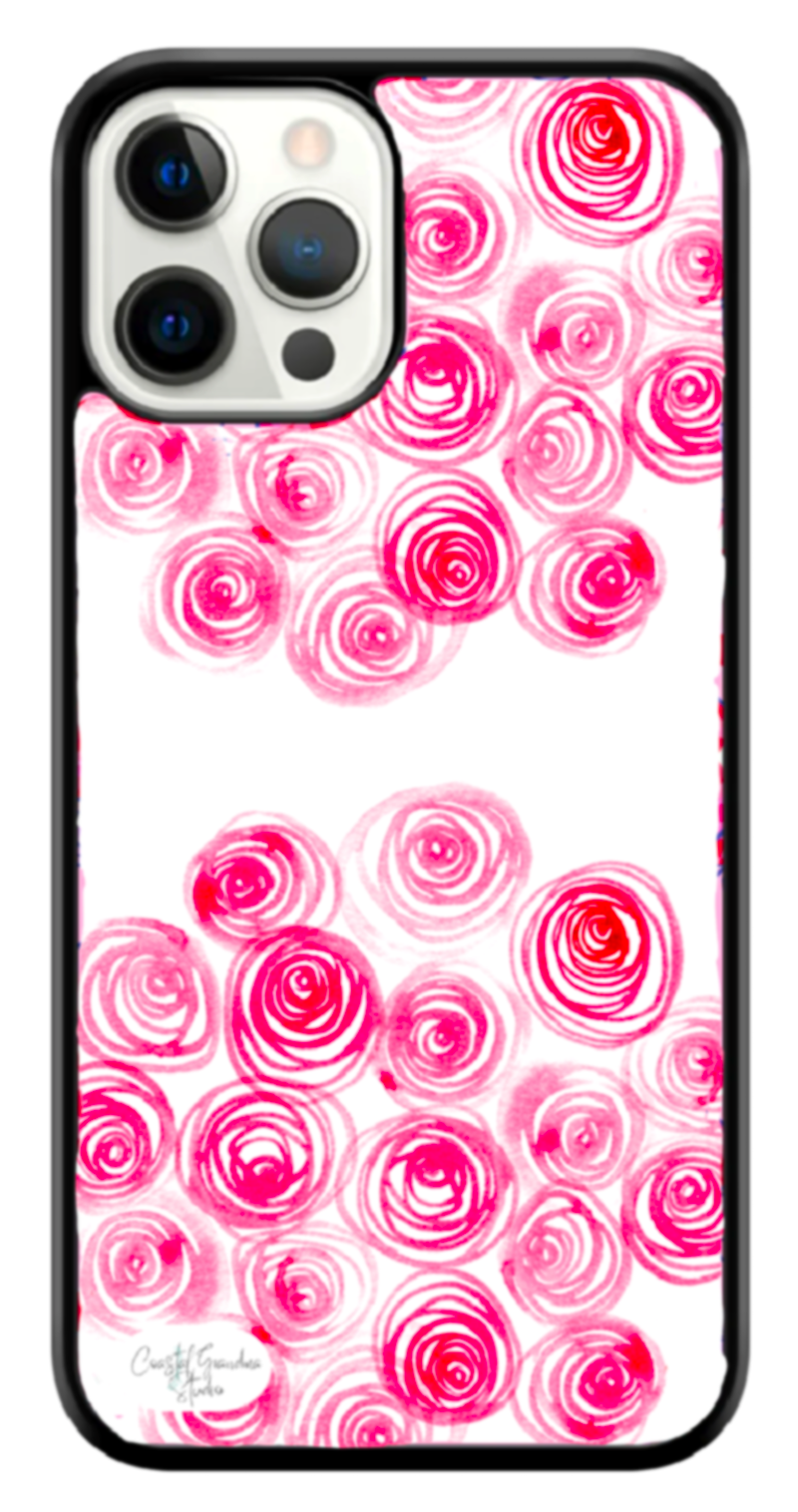 Floral Phone Case β Shabby Chic Vintage Flower Design, Spring Aesthetic Accessory, Feminine Gift Idea (1391)