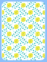 Scandi Petite Floral Magnet (1398-M)