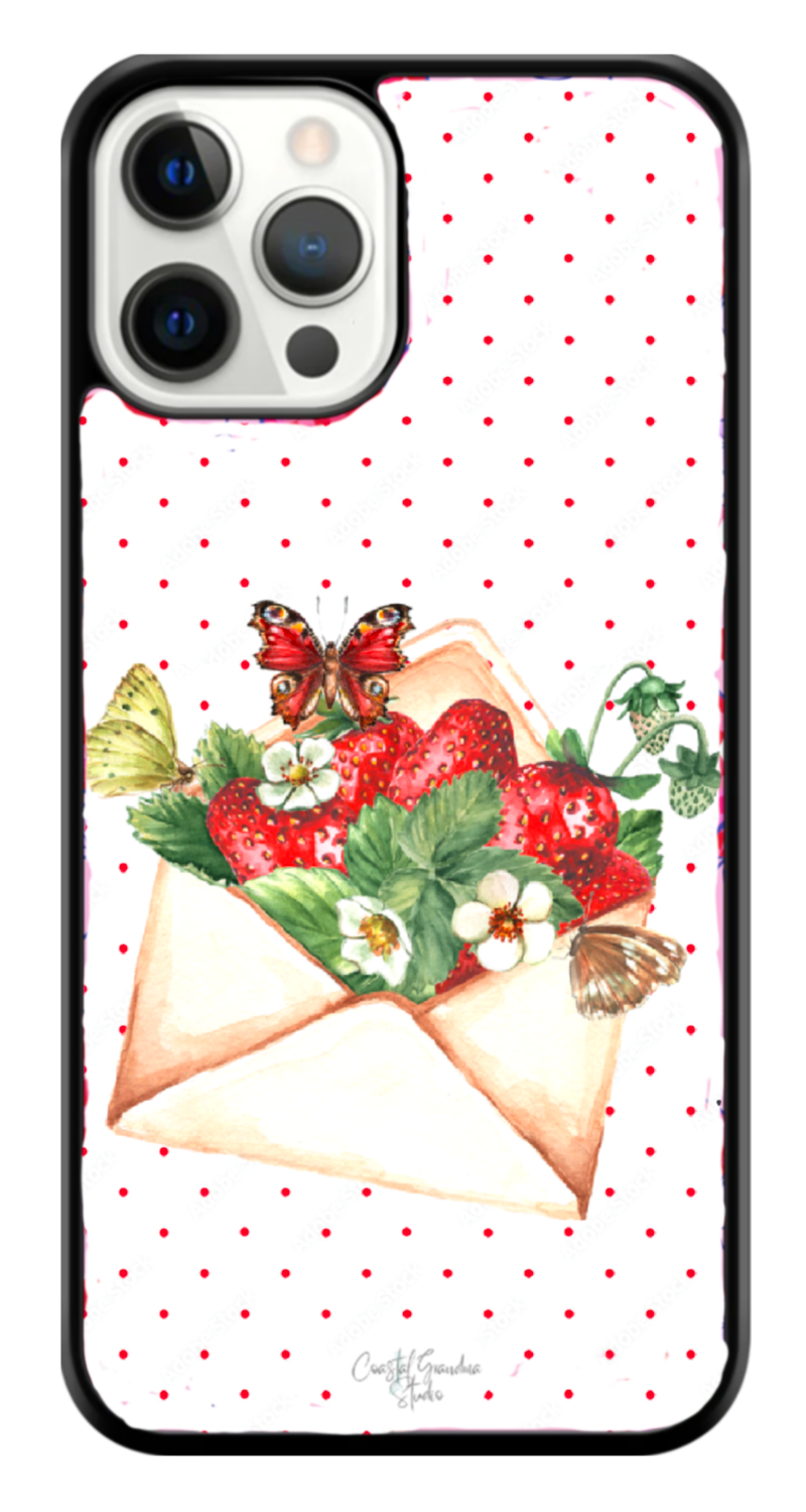 Strawberry Love Letter Magnet (1402-M)