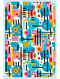Mid-Century Modern Madness Magnet (1410-M)