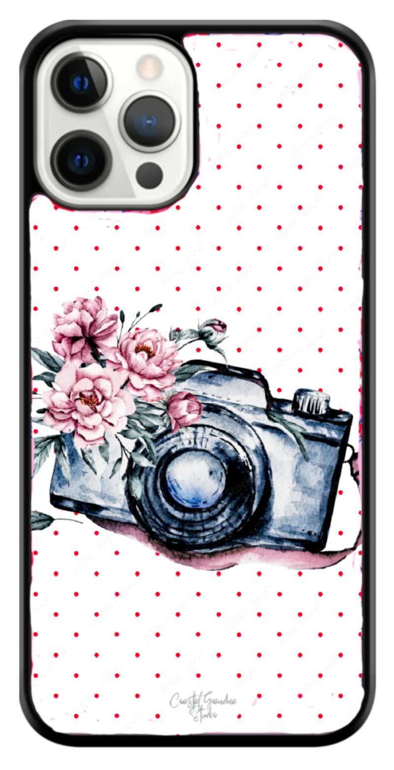 Bluesy Floral Camera! Phone Case (1426)