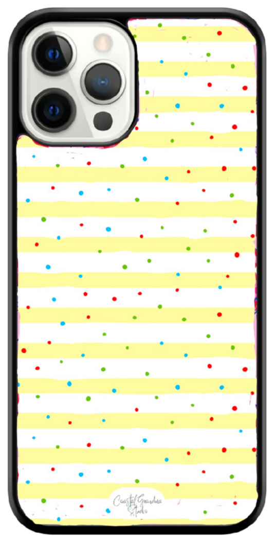 Yipes! Stripes! Yellow Phone Case (1492)