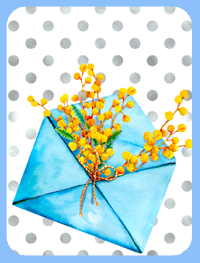 Wildflower Love Letter Magnet (1518-M)