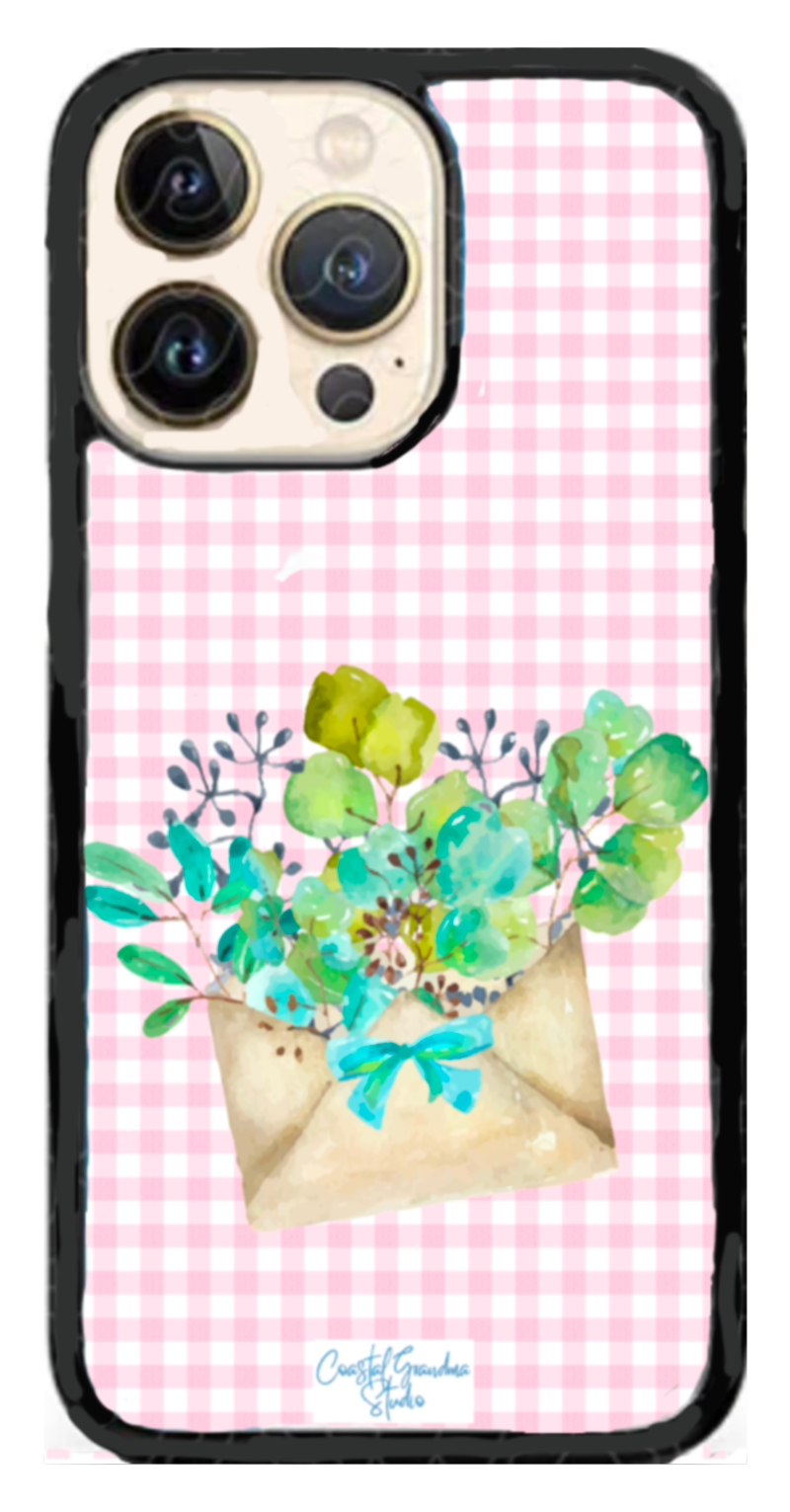 Sweet Pink Letter Phone Case (1522)