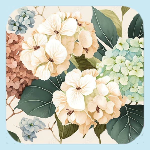 Hydrangea Heaven! Coaster (1549-C)
