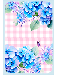 Blue Hydrangea Dream! Magnet (1560-M)