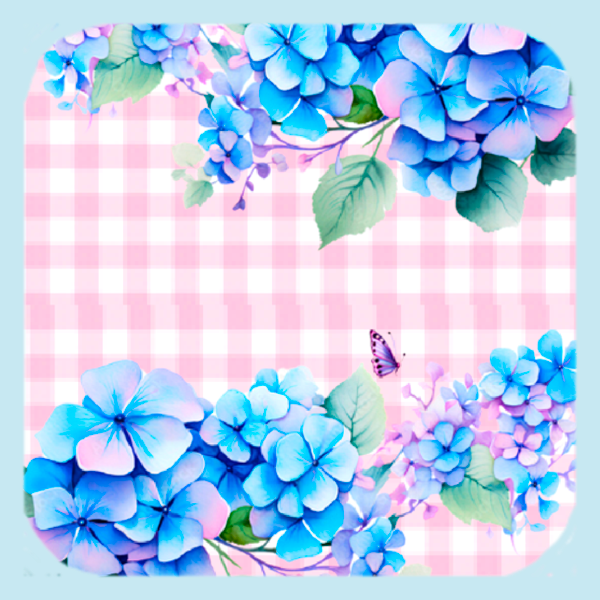 Blue Hydrangea Dream! Coaster (1560-C)