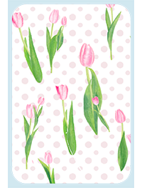 Tip Toe Through The Tulips! Magnet (1566-M)