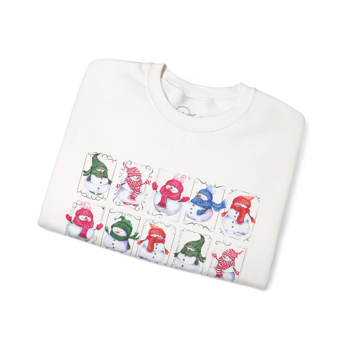 Snow People! Crewneck Sweatshirt, Cute Holiday Gift, Unisex Sweater, Cozy Casual Wear (HC-1007)