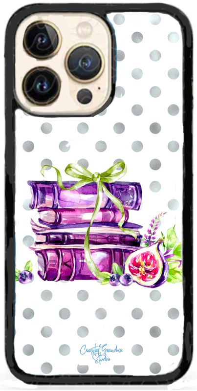 Book Lover! Lightweight Aluminum Bookmark With Vintage Lace, Charms and a Jasper Bead (1511-B)