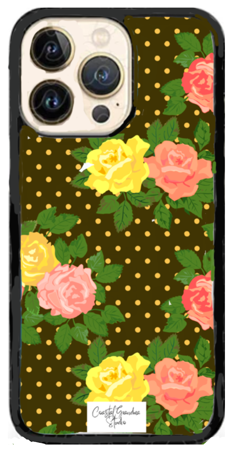 Bring a touch of soft floral charm to your everyday with this beautifully designed phone case from the Spring Fling! Collection by Coastal Grandma Studio. Inspired by vintage gardens and shabby chic elegance, this design blends delicate blooms with a cozy, feminine aesthetic.