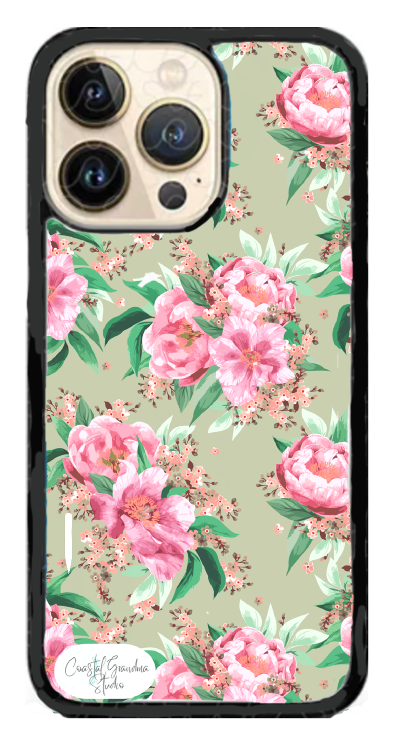 Bring a touch of soft floral charm to your everyday with this beautifully designed phone case from the Spring Fling! Collection by Coastal Grandma Studio. Inspired by vintage gardens and shabby chic elegance, this design blends delicate blooms with a cozy, feminine aesthetic.