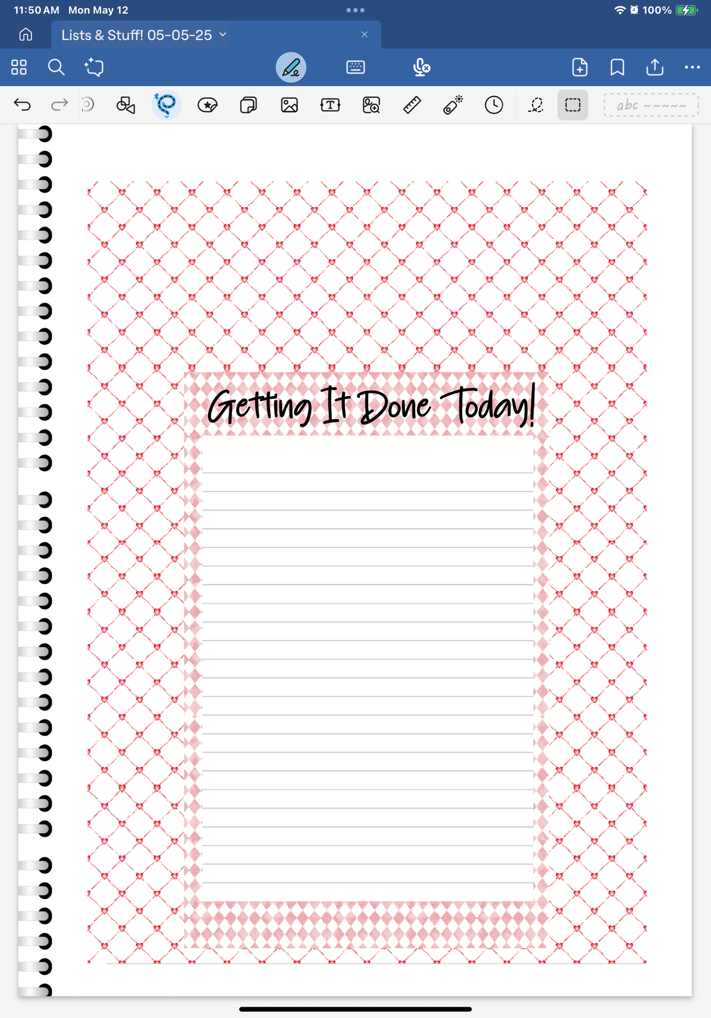 Coquette Cupcake! Lists & Stuff Digital Pre-Cropped Stickers For Goodnotes (6800-LS)