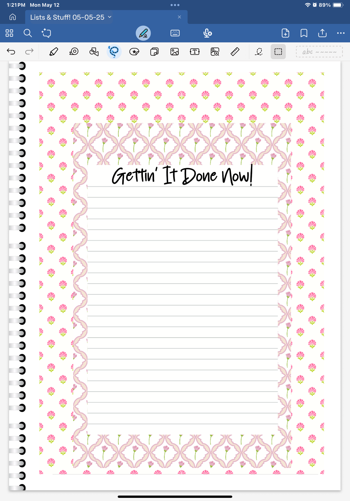 Coquette Cupcake! Lists & Stuff Digital Pre-Cropped Stickers For Goodnotes (6800-LS)