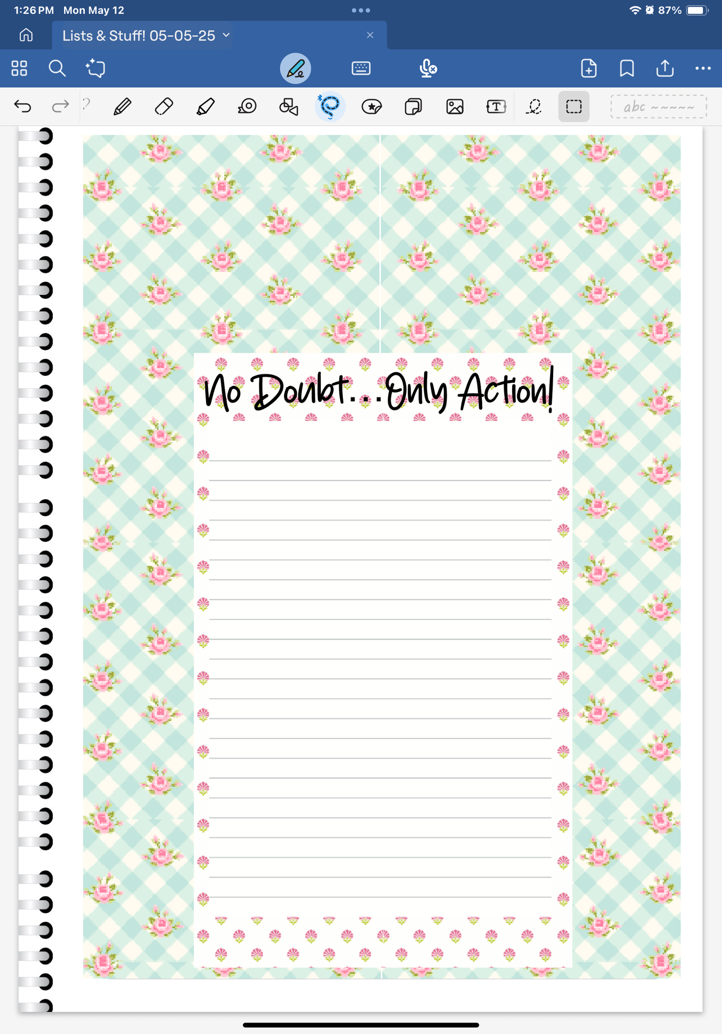 Coquette Cupcake! Lists & Stuff Digital Pre-Cropped Stickers For Goodnotes (6800-LS)