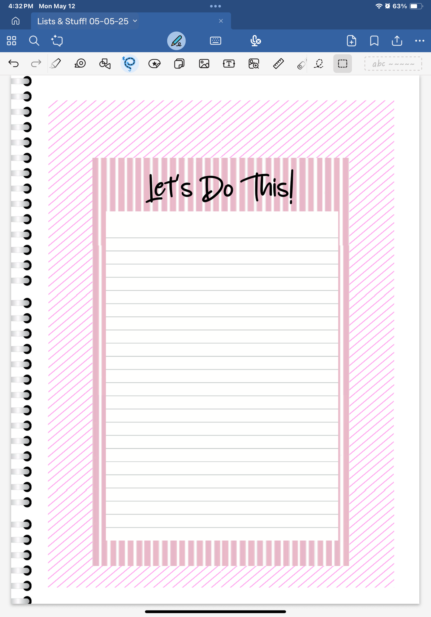 Sakura Splendor! Lists & Stuff Digital Pre-Cropped Stickers For Goodnotes (6400-LS)