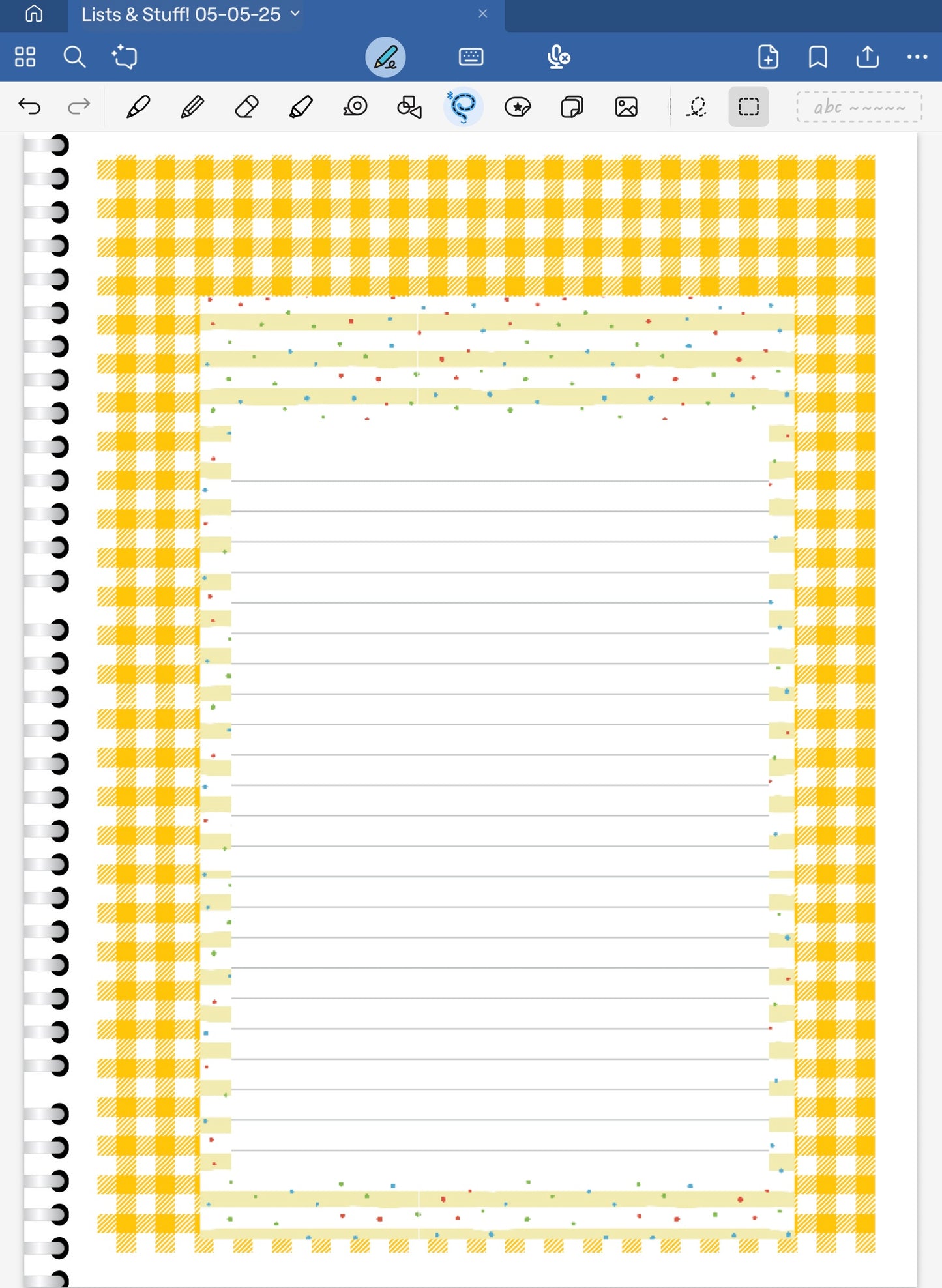 Busy Bee! Lists & Stuff Digital Pre-Cropped Stickers For Goodnotes (5900-LS)