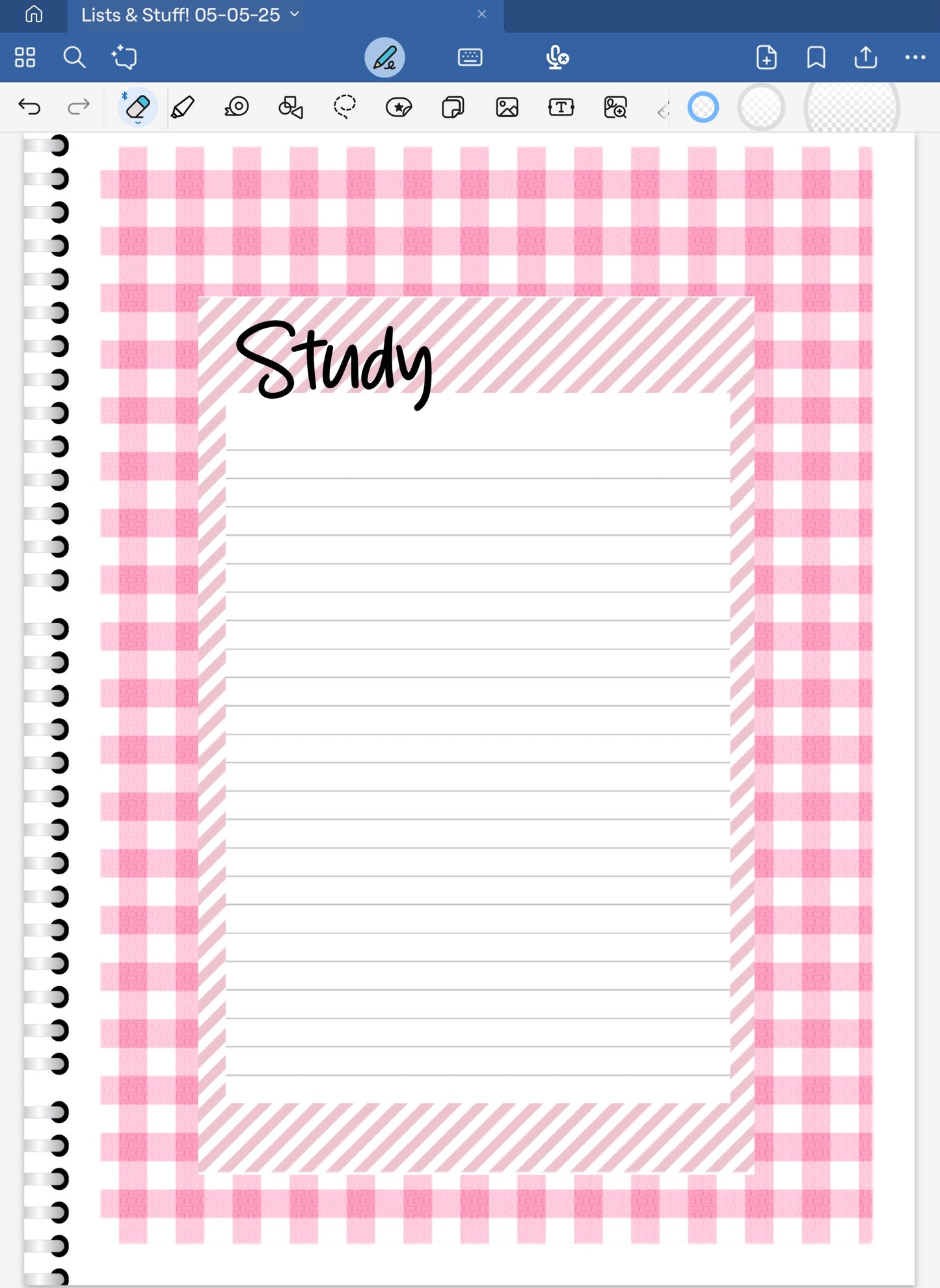 Strawberry Yum! Lists & Stuff Digital Pre-Cropped Stickers For Goodnotes (4500-LS)