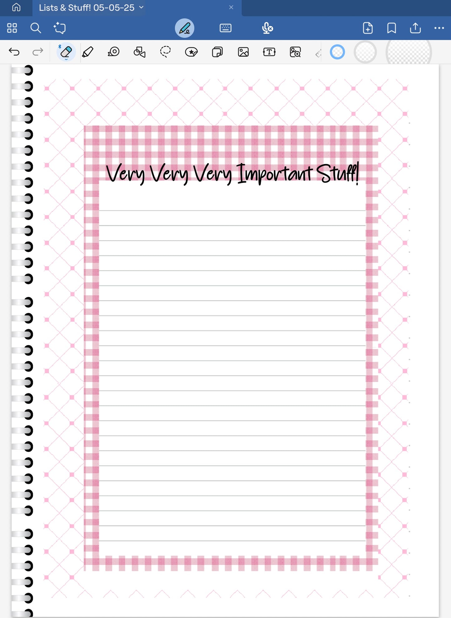 Strawberry Yum! Lists & Stuff Digital Pre-Cropped Stickers For Goodnotes (4500-LS)