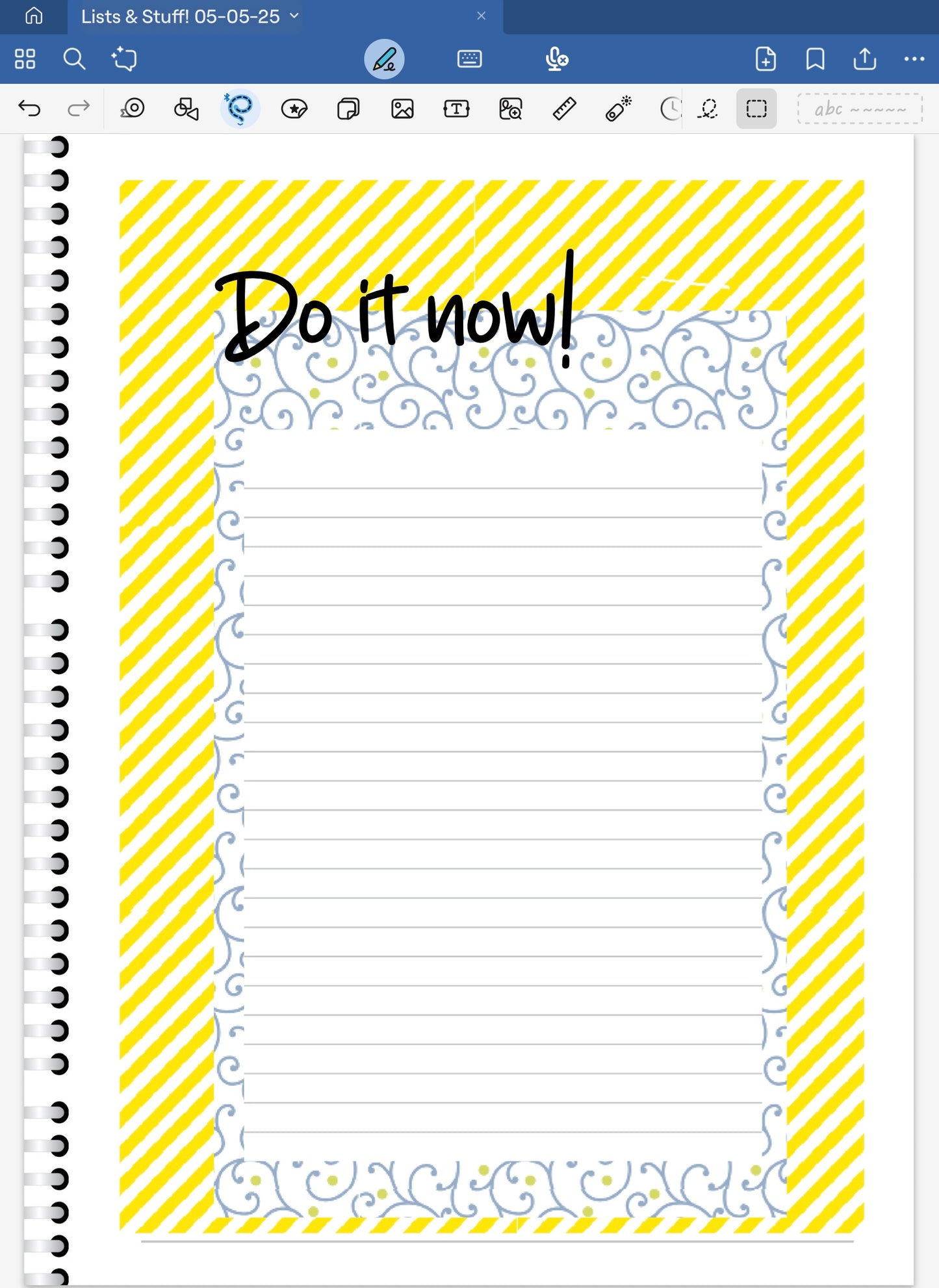 Cool Treats! Lists & Stuff Digital Pre-Cropped Stickers For Goodnotes (6200-LS)