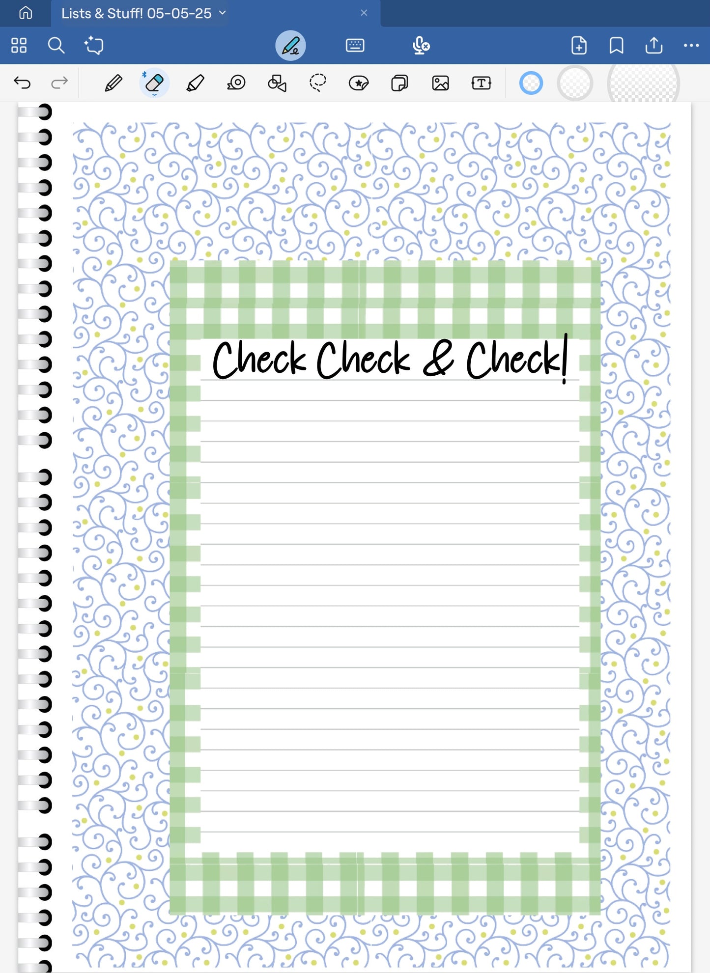 Cool Treats! Lists & Stuff Digital Pre-Cropped Stickers For Goodnotes (6200-LS)