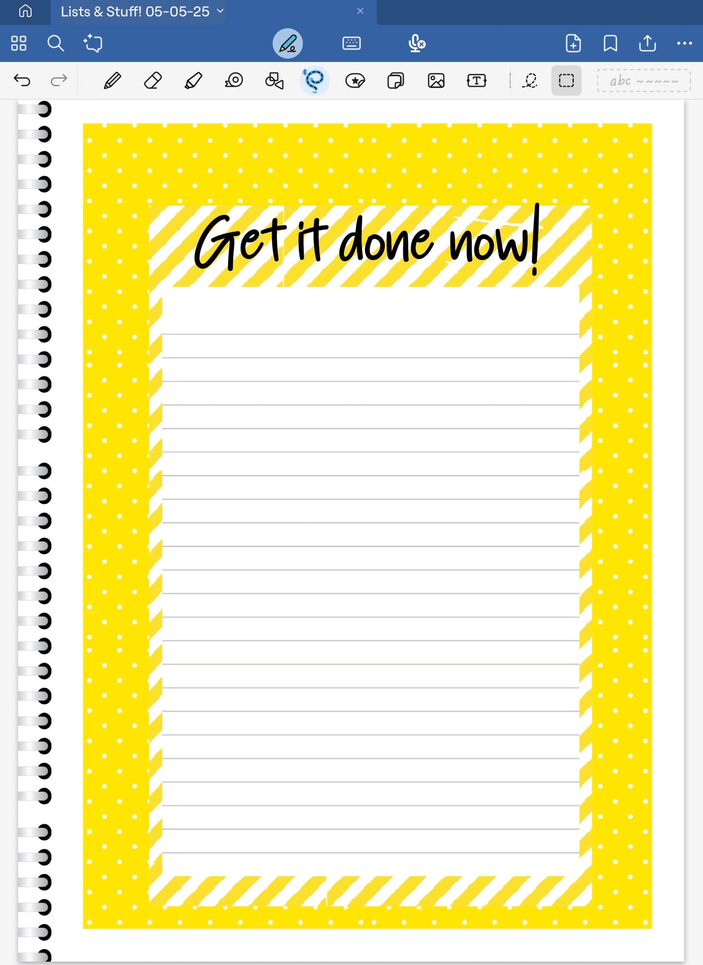 Cool Treats! Lists & Stuff Digital Pre-Cropped Stickers For Goodnotes (6200-LS)