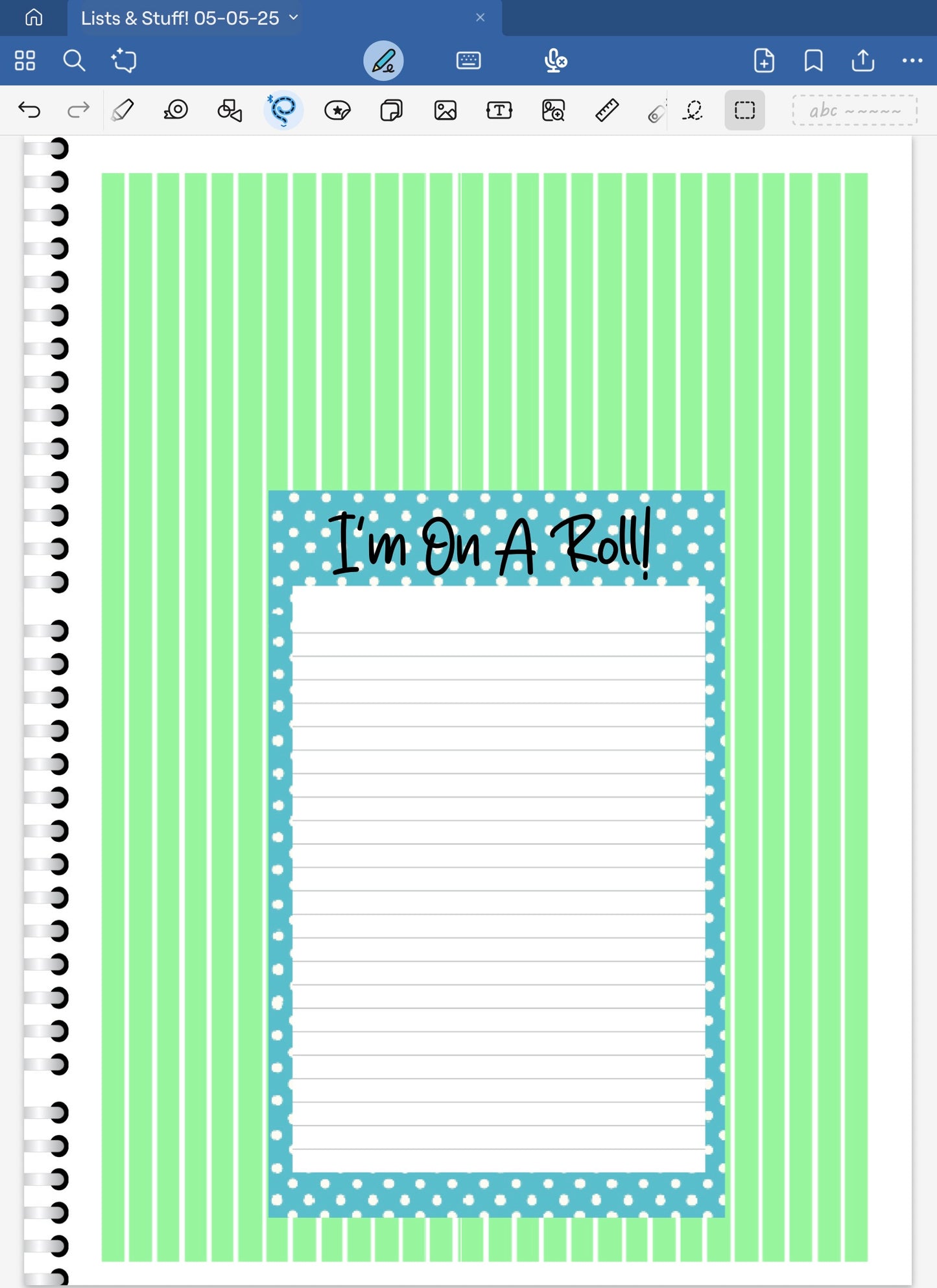 Spring Showers! Lists & Stuff Digital Pre-Cropped Stickers For Goodnotes (6600-LS)