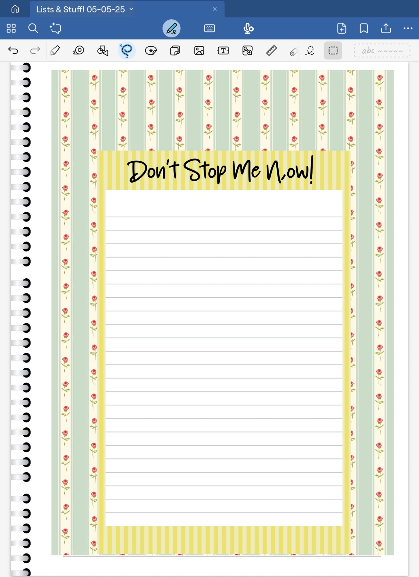 Spring Showers! Lists & Stuff Digital Pre-Cropped Stickers For Goodnotes (6600-LS)