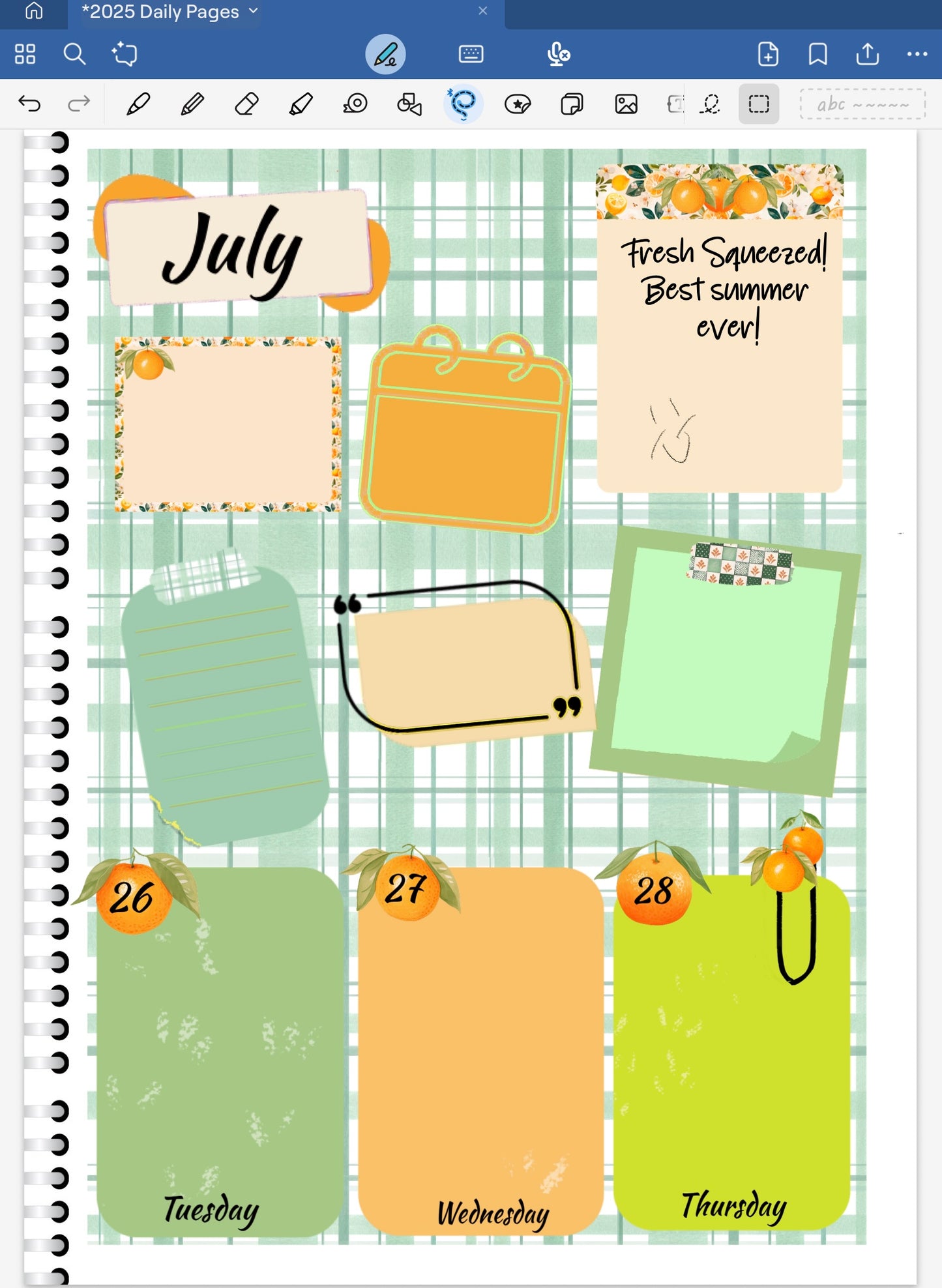 NEW! Fresh Squeezed! Pre-Cropped Digital Sticker Bundle (7500-BU)