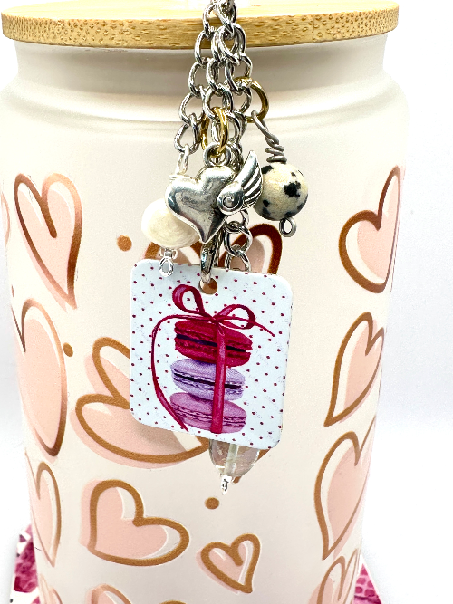Macaron Delight Personalized Straw/Cup Charm (1588-CC)