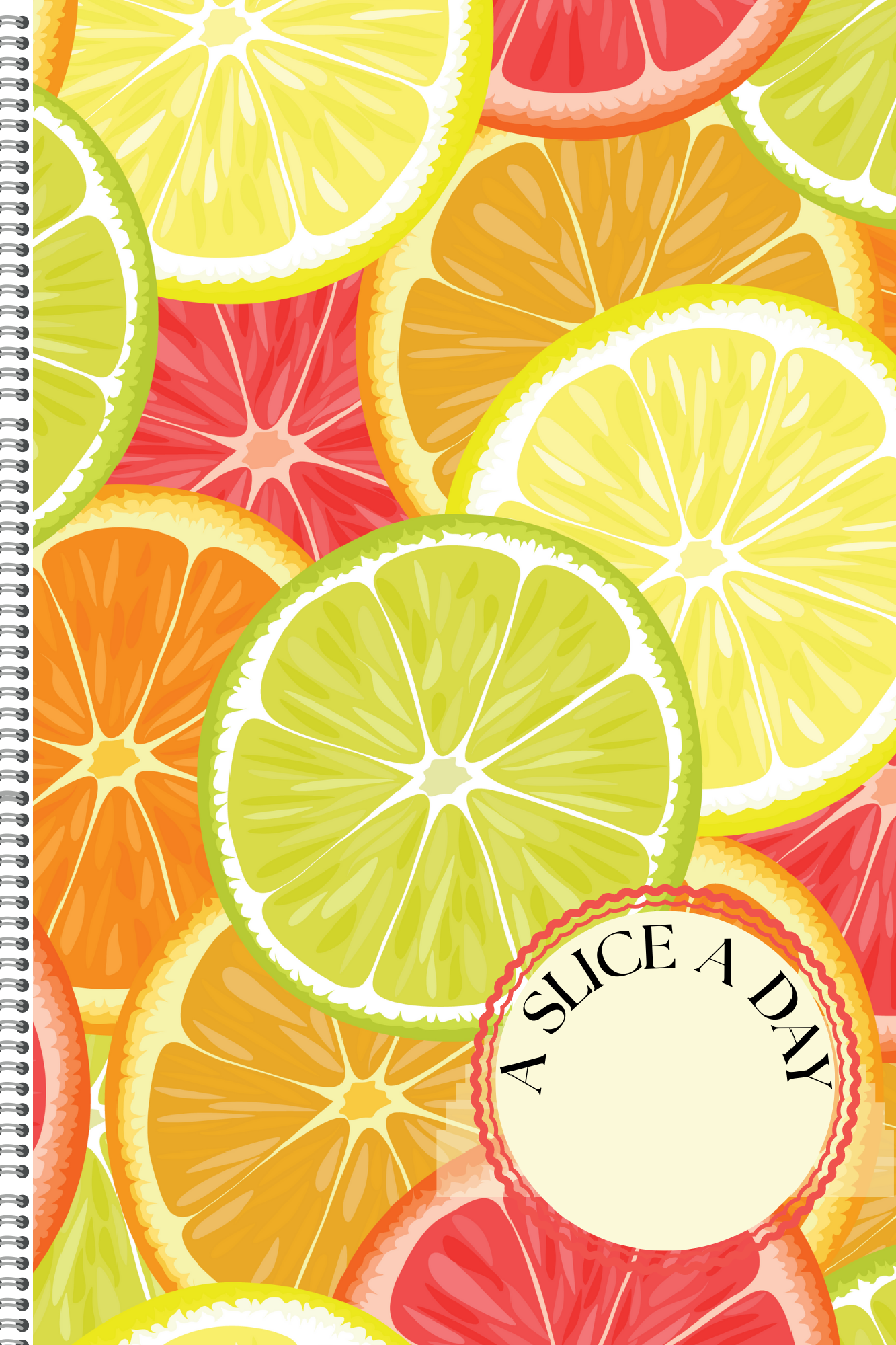 A Slice A Day! Spiral Digital Journal/Notebook/Planner Download (1345-D)