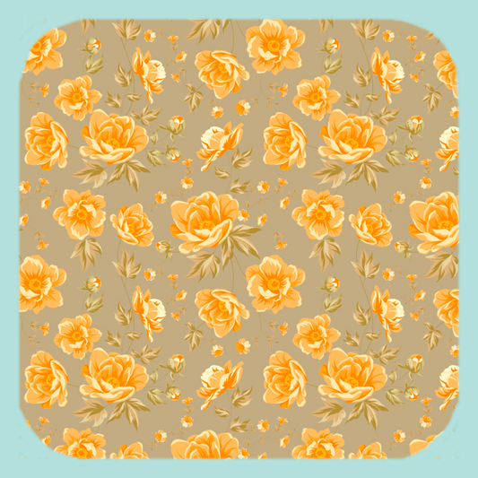 Petite Fall Floral! Coaster (1106-C)