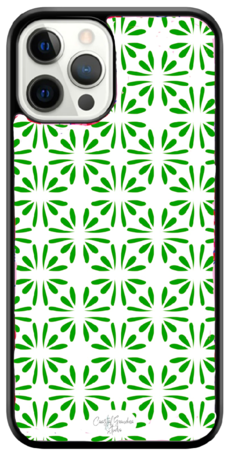 Mid-Century Leaf Motif! Phone Case (1121)