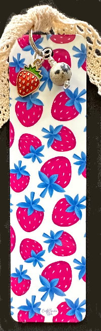 Strawberry Tumble! Bookmark (1123-B)