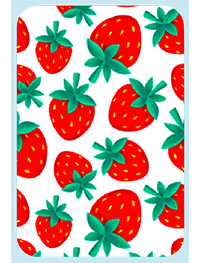 Strawberry Tumble! Magnet (1123-M)
