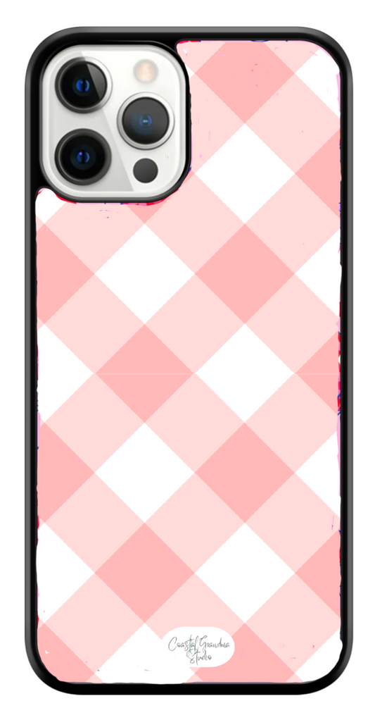 Pretty in Pink Gingham! Phone Case (1343)